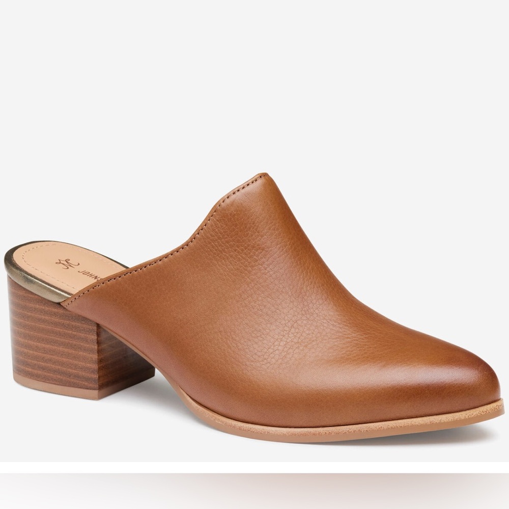 Trista Mule Johnston & Murphy Brown Leather size 7